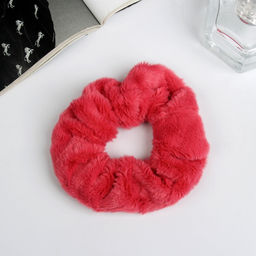 Цена за 4 шт. Резинка для волос «Орбита», нежность, 9 см, розовая