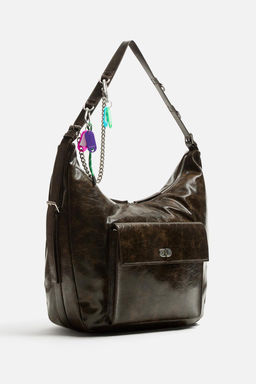 SHOULDER BAG WITH CHAINS - Zara фото 2