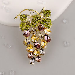 Брошь Арт. 3V-2469-Y - MyGemma фото 3