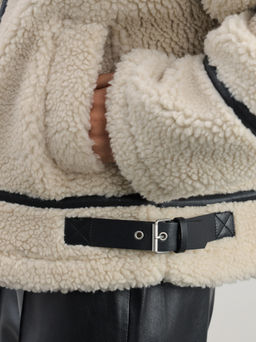 Дублёнка из искусственного меха / Zarina  фото 9