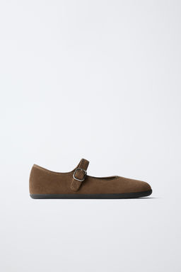 BAILARINA BAREFOOT PIEL / Marr?n - Zara фото 2