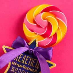 Леденец на палочке Исполнения желаний, вкус: дыня, 15 г - Simaland фото 2