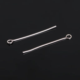 Штифт с петлёй СМ-1083, 3 см, 100 г, цвет серебро