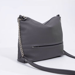 Сумка кросс-боди на молнии, цвет серый - Simaland фото 3