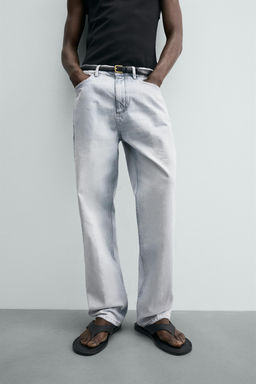 JEANS STRAIGHT ANKLE FIT / Azul cielo - Zara фото 5