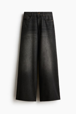 Super Wide High Waist Jeans - H&m фото 7