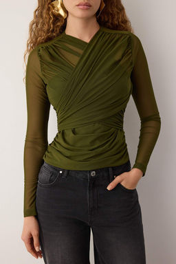 Haki Buzgu Detayl? Tul Body TPRAW26BZ00021 - Trendyolmilla фото 3