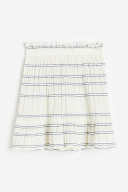 Falda en tejido de jacquard