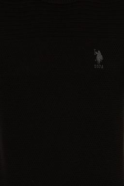U. S. Polo Assn / Мужской черный свитер - U.s. polo assn фото 6
