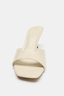 SANDALIA TAC?N / Blanco Crudo - Zara фото 3