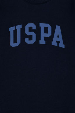Свитшот U.S. Polo Assn для мальчика тёмно-синий хлопок  фото 8