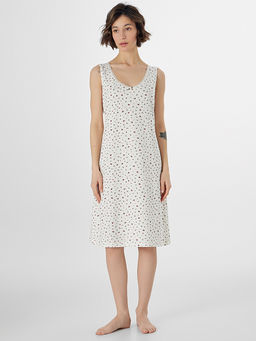 Сорочка ночная женская с цветочным принтом