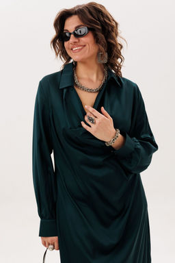 Платье ANELLI 1832 глубоководный зеленый  фото 2