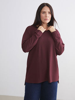 Bisiklet Yaka Oversize Kad?n Ti??rt
