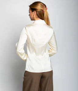 Блуза #ОКТ025022, кремовый