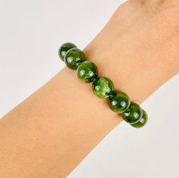 Браслет из Нефрита (Россия) 19,5 см - Радуга самоцветов фото 4