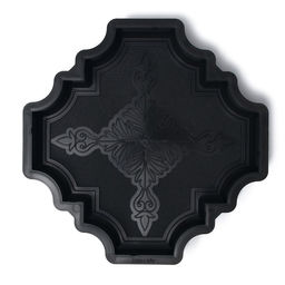 Цена за 10 шт. Форма для тротуарной плитки «Клевер краковский большой», 29 × 29 × 4 см, шагрень, 1 шт.