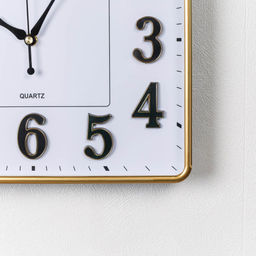 Часы настенные 34х30 см / 9033Z19 /уп 20/ квадратные - ГалеонТрейд фото 3