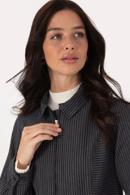 Kad_n Lacivert _izgili Fermuarl_ Dokuma G_mlek - U.s. polo assn фото 2