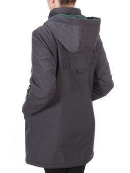 22-915 DARK GRAY Куртка демисезонная женская (100 гр. синтепон) PLOOEPLOO - Фабричный китай фото 4