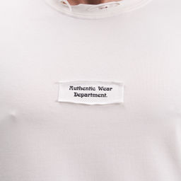 Футболка с рваными краями Top.1100M крем