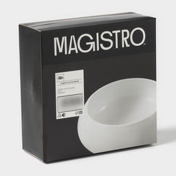 Салатники Magistro OliveQueen, 1500/800/450 мл, набор 3 шт, фарфор, белые