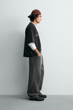 WASHED T-SHIRT WITH CONTRAST FORD  PRINT - Zara фото 12