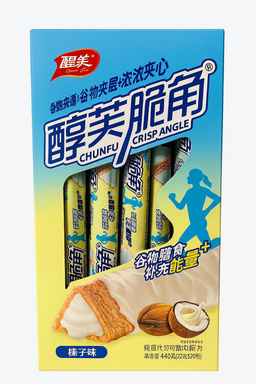 Хрустящие фитнес трубочки с Кокосовой начинкой (20 шт) 440 гр.