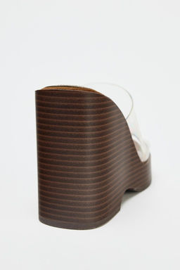 VINYL WEDGE - Zara фото 7