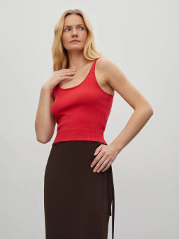 ЕМКА / Трикотажный топ - Emka фото 3