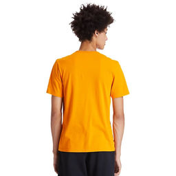 Футболка Timberland T-Shirt EK+Front Graphic Regular оранжевая  фото 5