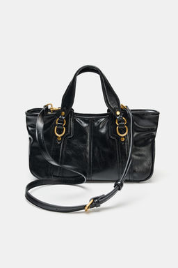 HANDBAG WITH METAL DETAILS - Zara фото 4