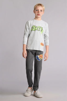 %100 Pamuk Regular Fit 2Li Pijama Tak_m_ Erkek _ocuk