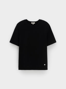 ЕВТ 3283/черный фуфайка (футболка) жен