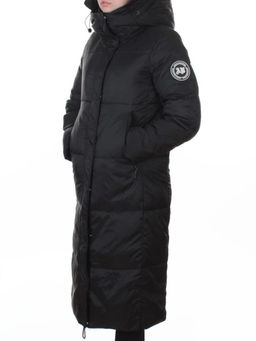 3068 BLACK Пальто пуховое женское с внутренним жилетом (утиный пух) - Fashion фото 5