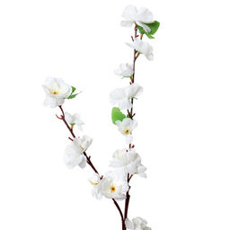 Цветок искусственный Сакура 118 см / WP-6 /уп 5/50/600/белая - ГалеонТрейд фото 3