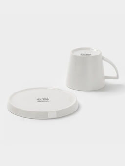 Чайная пара Magistro White Snow, 270 мл, фарфор, белая