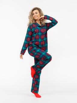 941 Пижама "Зеленая клетка"