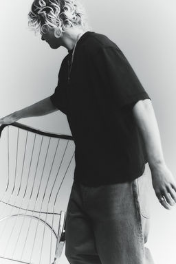 Camiseta lavada Boxy Fit - H&m фото 5