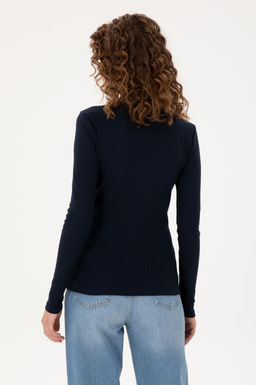 Женский темно-синий свитшот Неожиданная скидка в корзине - U.s. polo assn фото 5