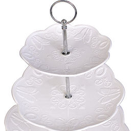 28952 Конфетница 3ярус 25-20-14,8 керам LR (х12) - Mayer&boch фото 3