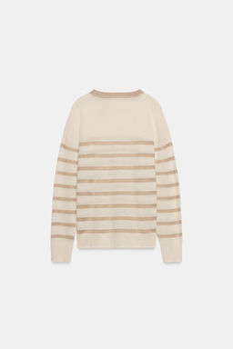 JERSEY PUNTO RAYAS HILO METALIZADO / 975 - Zara фото 7