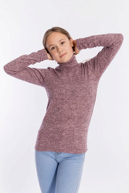 Водолазка М222061б Розовый - Елена фото 4