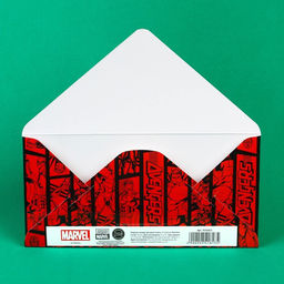 Цена за 10 шт. Конверт для денег, 16.5 х 8 см «Комикс», Мстители