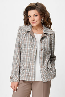 Жакет FITA 20751 бежево-коричневый