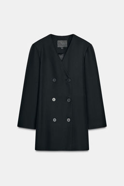 ZW COLLECTION DOUBLE-BREASTED BLAZER DRESS - Zara фото 5