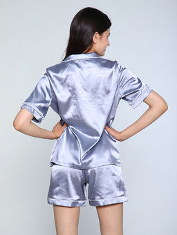 РАСПРОДАЖА Пижама Лолита_О154/серебристый - Ihomelux фото 11