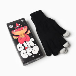 Перчатки мужские новогодние KAFTAN «С НГ бро», размер 22