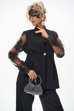 Пиджак Хейзел (чёрный) - Эльза фото 14