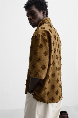 TEXTURED JACQUARD SHIRT - Zara фото 16